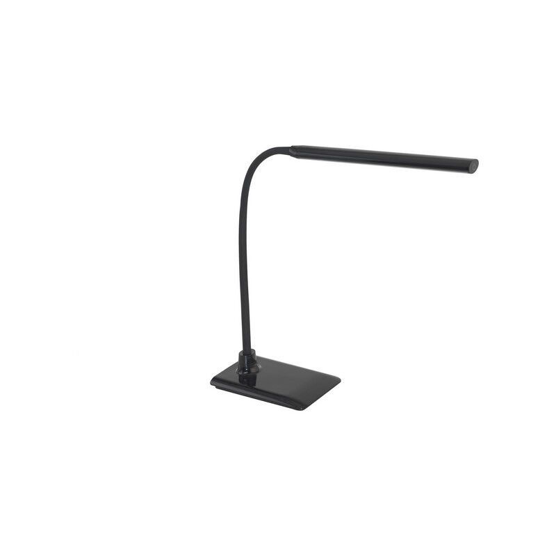 Plastová moderní lampička černá, Brennan, 5W, LED 4000 K, s dotykovým stmívačem