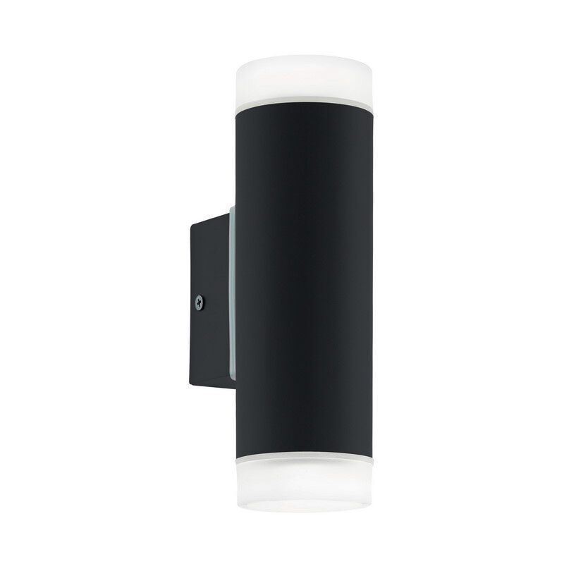 Plastová moderní lampa up down černá, Marlies, IP44
