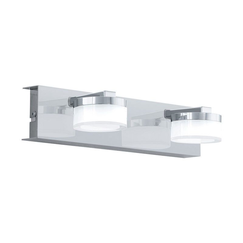 Plastové moderní nástěnné světlo chromové, Busra, 7W, LED 3000 K, IP44
