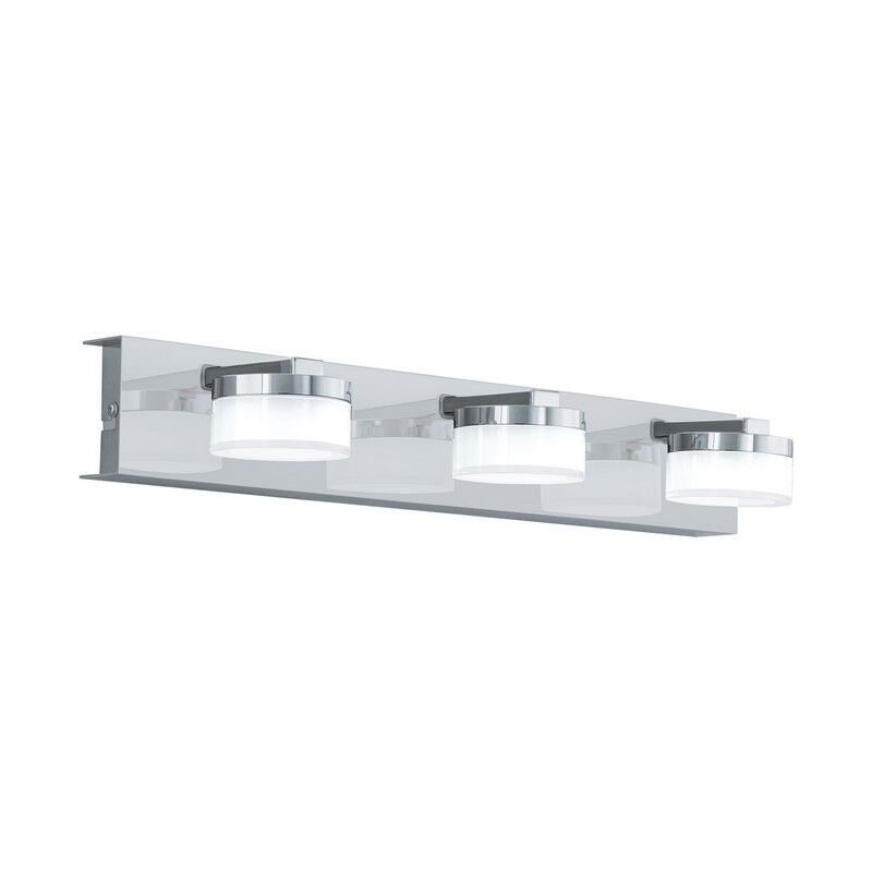 Plastové moderní nástěnné světlo chromové, Busra, 7W, LED 3000 K, IP44 Plastové moderní nástěnné světlo chromové, Busra, 7W, LED 3000 K, IP44