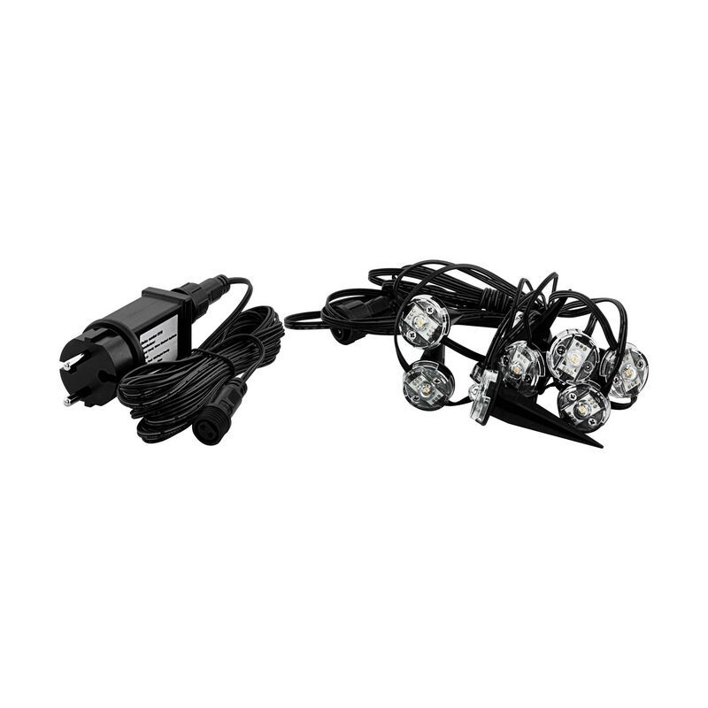 Plastové zahradní bodové osvětlení průhledné, Vanja, 3W, LED 3000 K, IP65