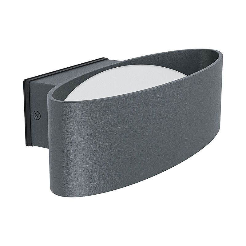 Hliníkové moderní venkovní světlo antracité, Kawita, 10W, LED 3000 K, IP44 Hliníkové moderní venkovní světlo antracité, Kawita, 10W, LED 3000 K, IP44