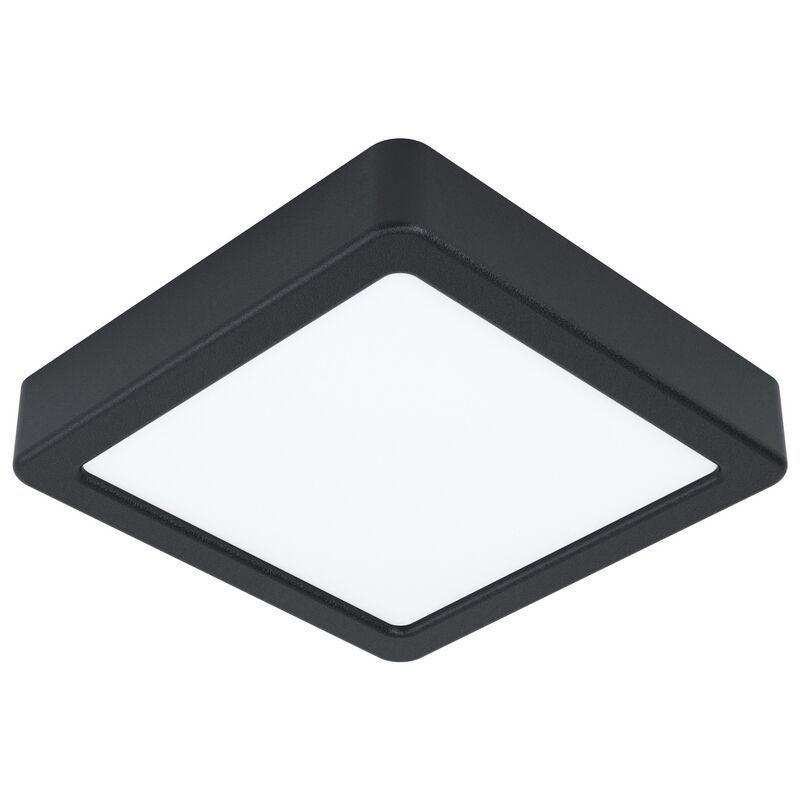 Ocelové stropní svítidlo černé, Pascale, 10W, LED 3000 K