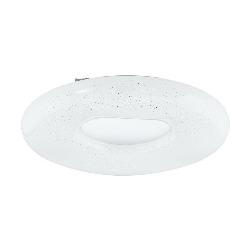 Ocelové stropní světlo bílé, Ziya, 24W, LED nastavitelný od teplé po studenou bílou Ocelové stropní světlo bílé, Ziya, 24W, LED nastavitelný od teplé po studenou bílou