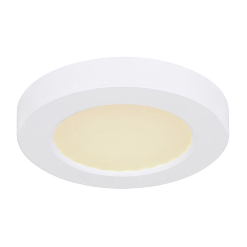 Plastové stropní světlo bílé, Cage, 6W, LED nastavitelný od teplé po studenou bílou