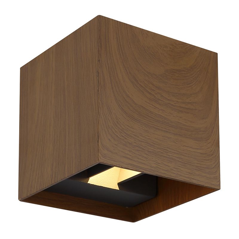 Hliníková moderní lampa up down hnědá, Nargis, 3W, LED 3000 K, IP54