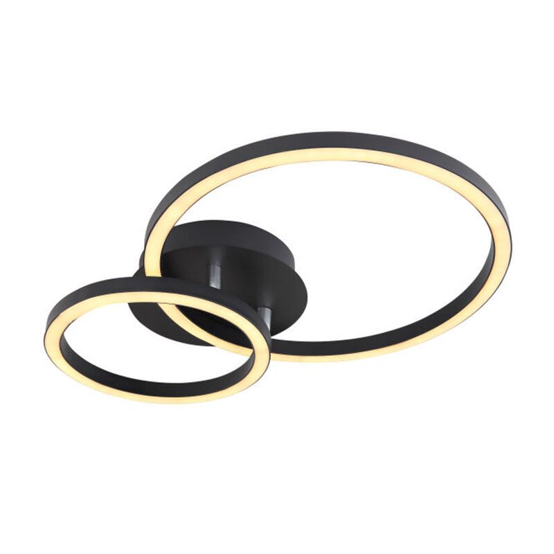 Kovové moderní stropní světlo černé, Palica, 18W, LED 3000 K