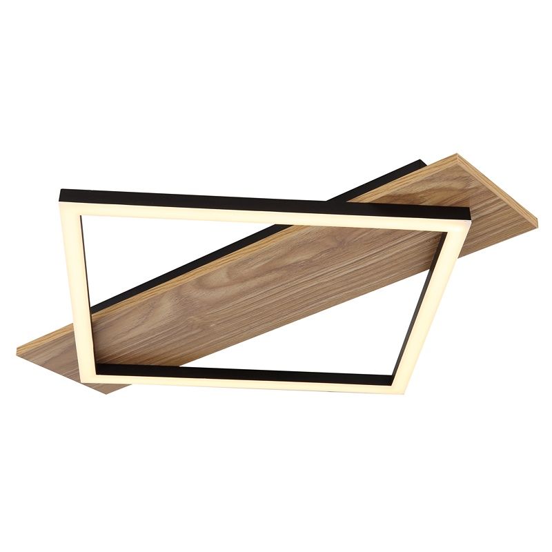 Kovové designové stropní svítidlo černé, Beniamino, 18W, LED 3000 K