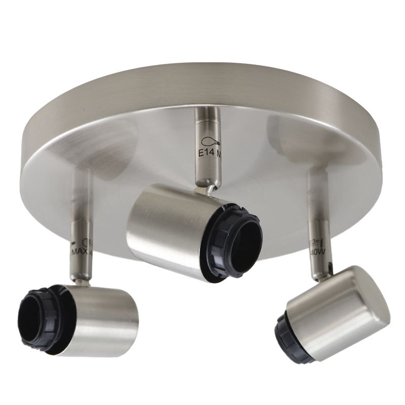 Hliníkové stropní svítidlo stříbrné, Rika