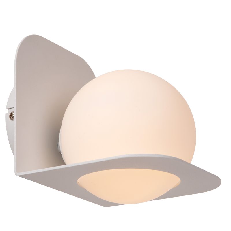 Bílé nástěnné světlo do koupelny moderní, Davy, IP44
