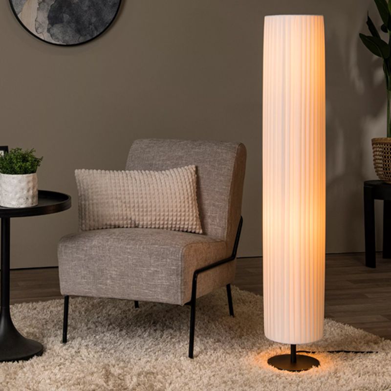 Bílá stojací lampa moderní, Fold, s vypínačem Bílá stojací lampa moderní, Fold, s vypínačem
