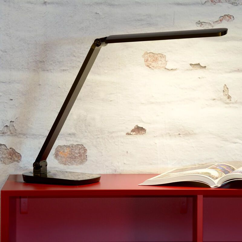 Černá lampička moderní, Vario, 8W, LED 2700 K