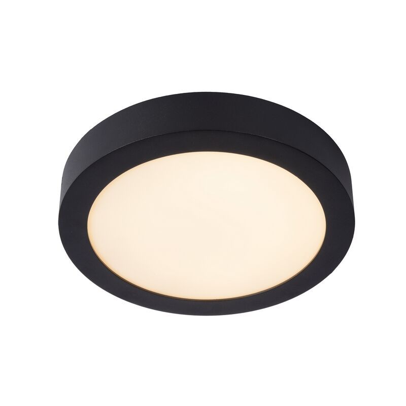 Černé stropní světlo moderní, Brice, 15W, LED 3000 K, IP44 Černé stropní světlo moderní, Brice, 15W, LED 3000 K, IP44