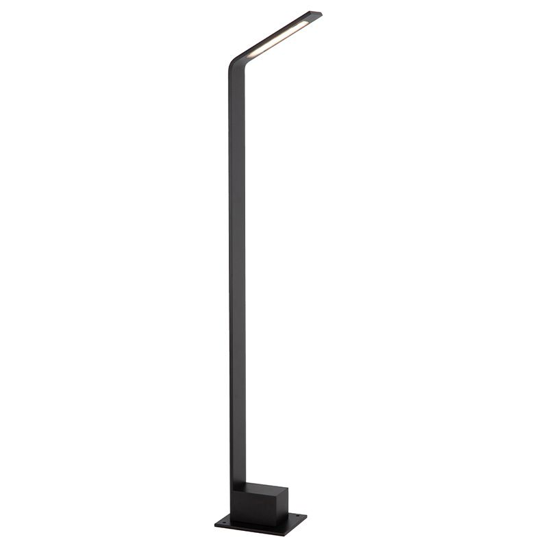 Černá venkovní světlo moderní, Lawford, 6W, LED 3000 K, IP54