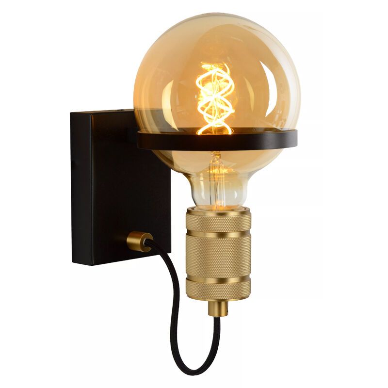 Černé nástěnné světlo moderní, Ottelien