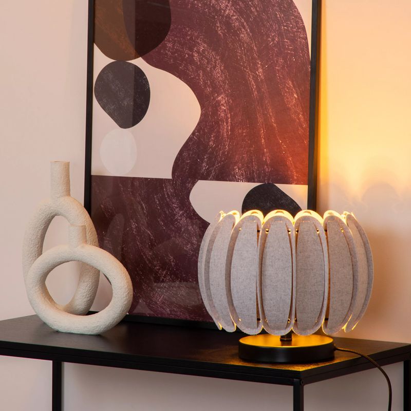 Šedá stolní lampa moderní, Spencer, s vypínačem Šedá stolní lampa moderní, Spencer, s vypínačem