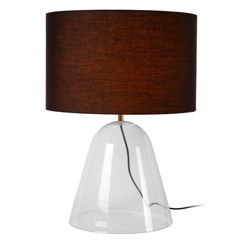 Černá stolní lampa moderní, Campana, s vypínačem Černá stolní lampa moderní, Campana, s vypínačem