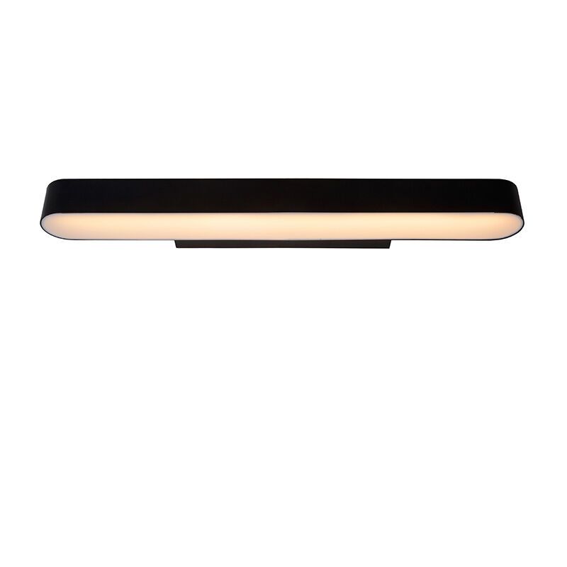 Černé nástěnné světlo do koupelny moderní, Madelon, 9W, LED 2700 K, IP44