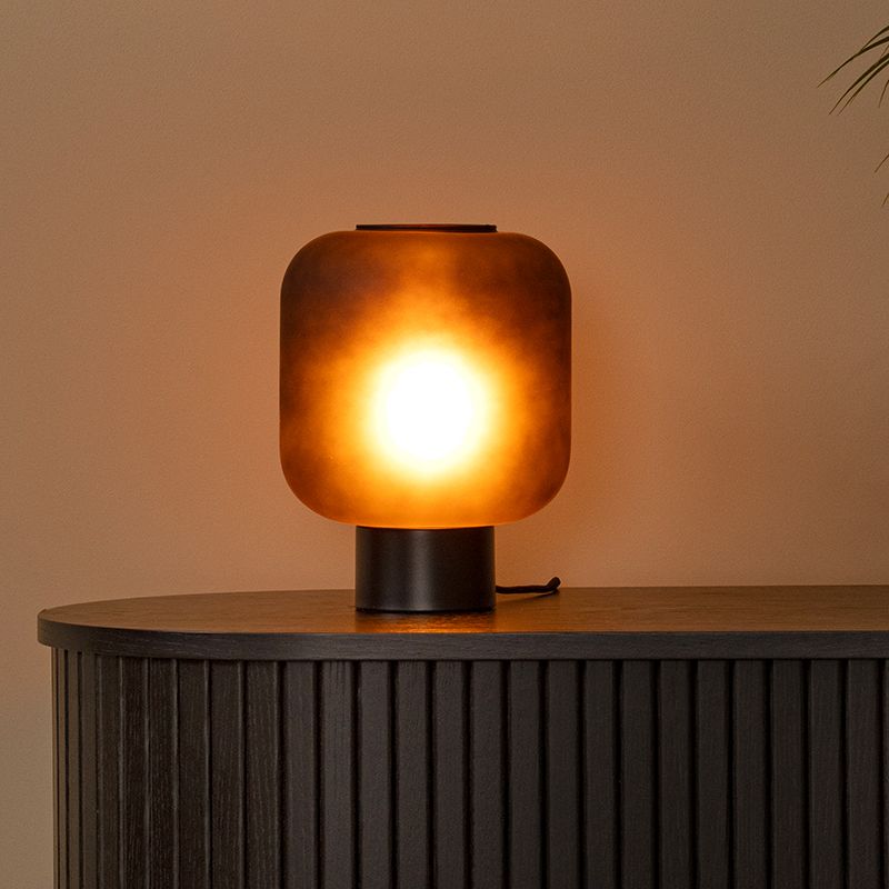 Černá stolní lampa moderní, Eloise, s vypínačem
