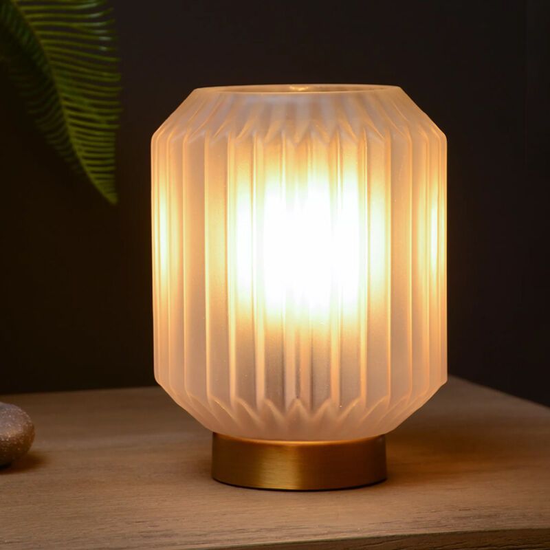 Bílá stolní lampa klasická, Sueno, s vypínačem