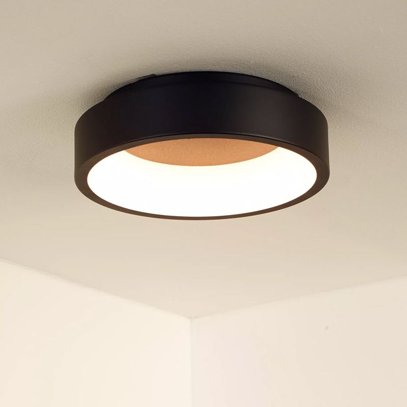 Černé stropní světlo moderní, Talowe, 20W, LED 3000 K