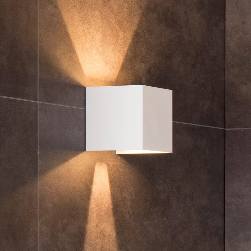 Bílá lampa up down moderní, Axi, 6W, LED 2700 K, IP54