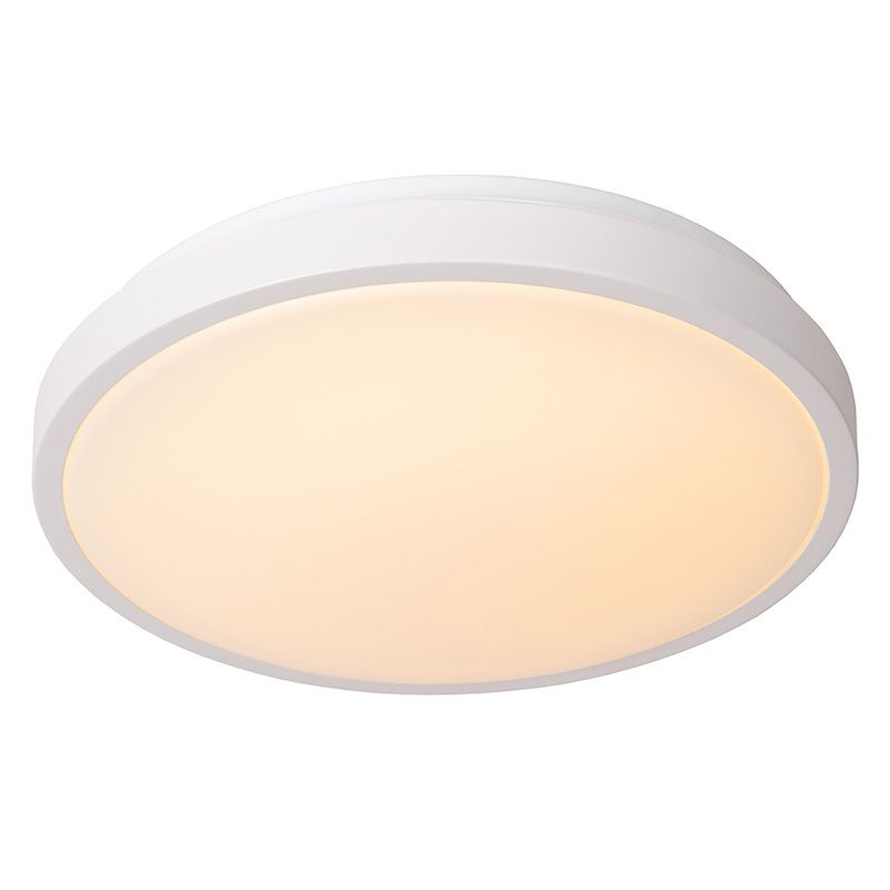 Bílé stropní světlo do koupelny moderní, Dasher, 18W, LED 2700 K, IP44 Bílé stropní světlo do koupelny moderní, Dasher, 18W, LED 2700 K, IP44