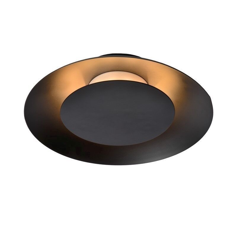 Černé stropní světlo moderní, Foskal, 6W, LED 2700 K