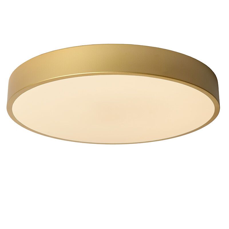Zlaté stropní světlo moderní, Unar, 24W, LED 2700 K, s 3stupňovým stmíváním