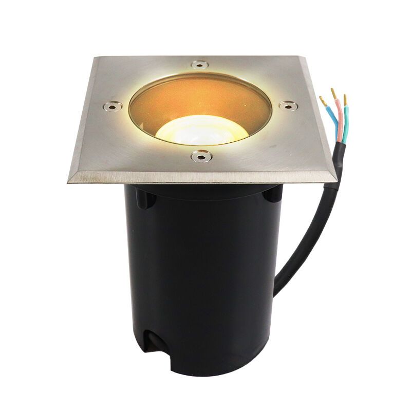 Moderní nájezdové svítidlo chromové, Clenton, IP44