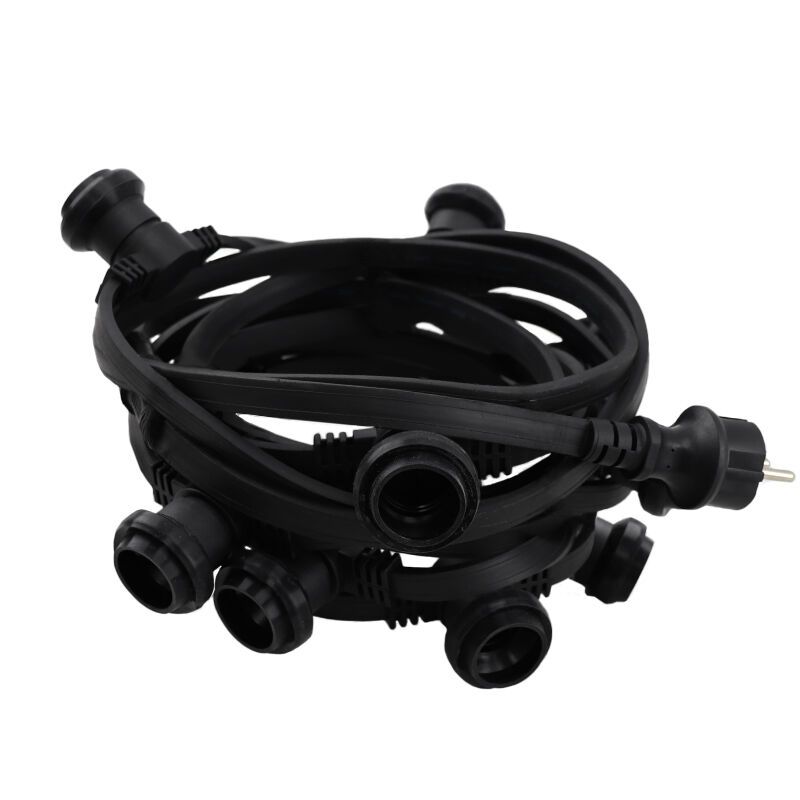 5m světelný řetěz, 10 objímek