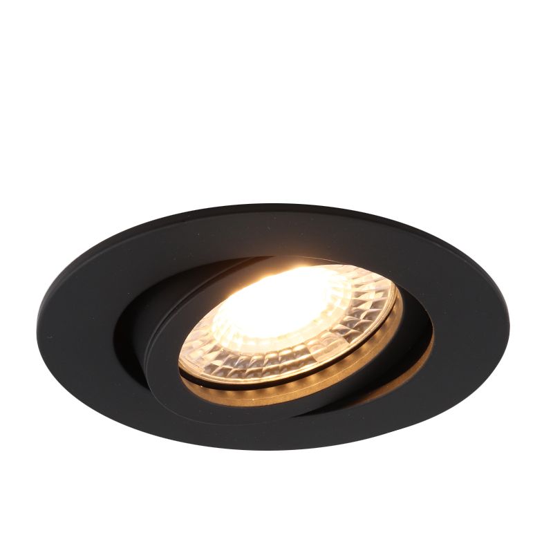 Hliníkové podhledové světlo černé, Onno