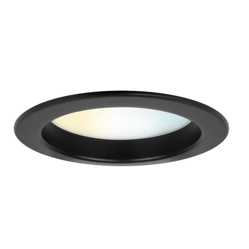 Černý downlight hliníkový, Otmar, 12W, LED white switch, IP22