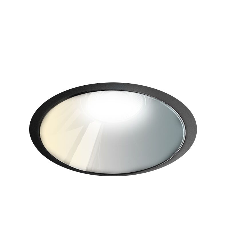Černý downlight hliníkový, Maud, 16W, LED white switch, IP22
