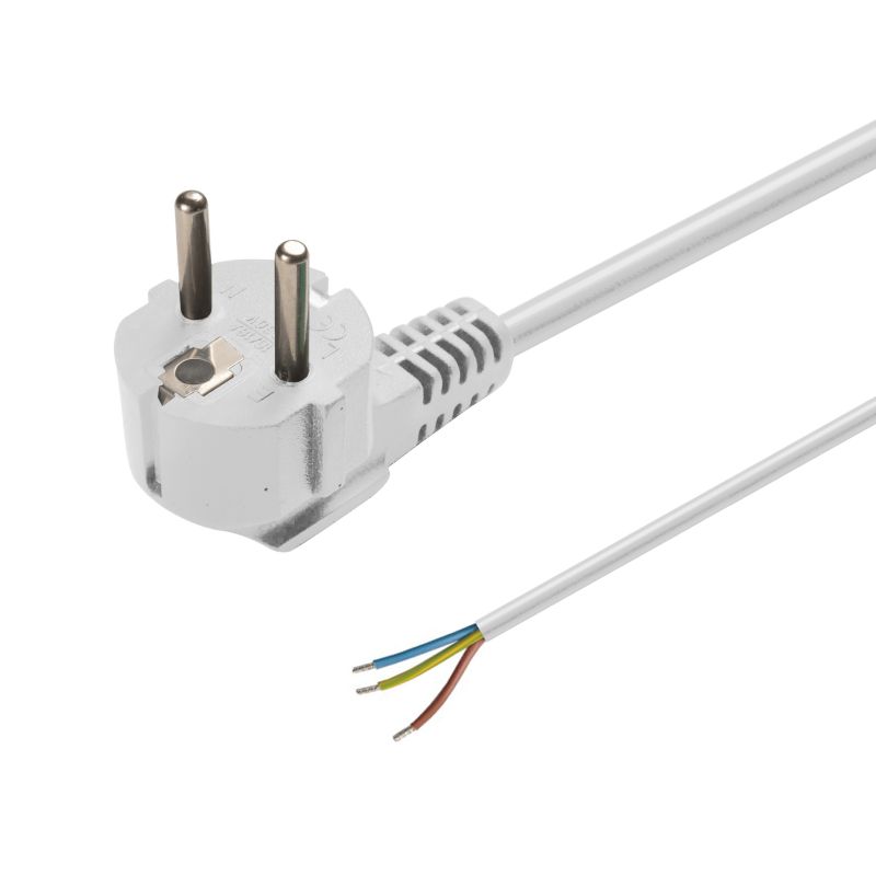 Propojovací kabel, 3 m, 3x 0,75 mm², bílý