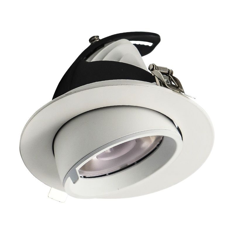 Bílý downlight hliníkový, Anjuli, 33W, LED white switch
