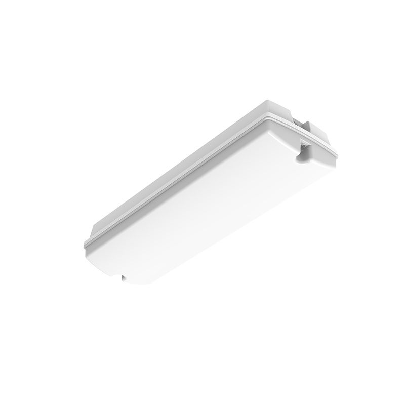 Bílá lampa na chodbu plastová, Pedram, 3,3W, LED nastavitelný od teplé po studenou bílou, IP66