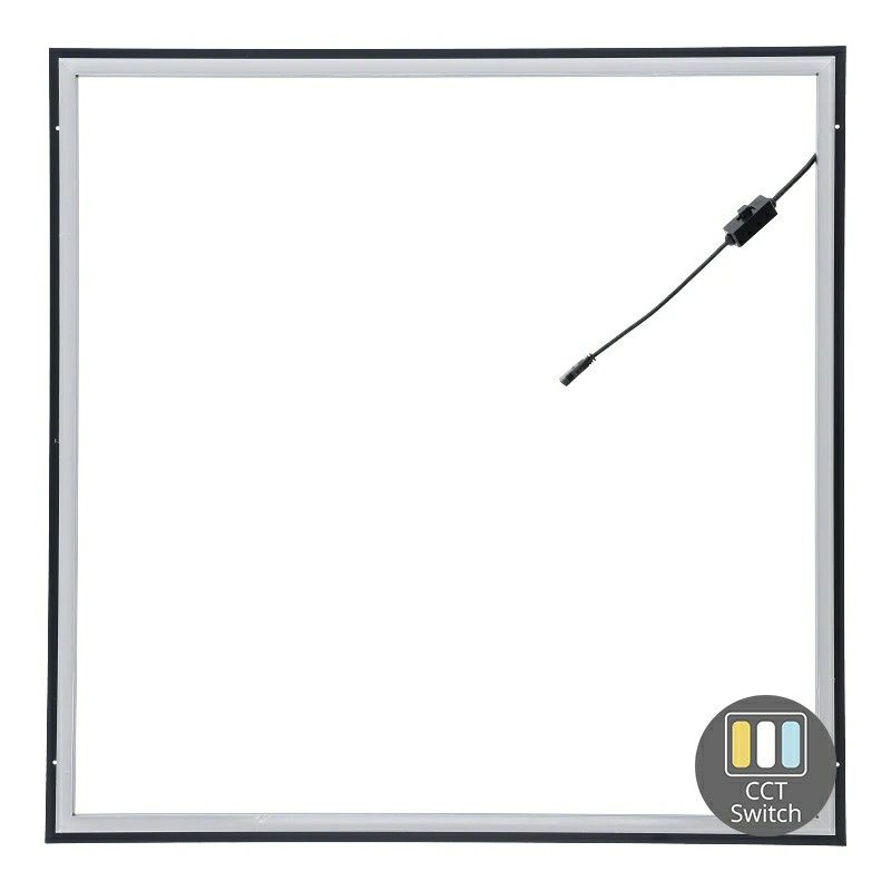 LED rámový panel 60x60 - 37W - bílý vypínač - UGR<21 - boční osvětlení LED rámový panel 60x60 - 37W - bílý vypínač - UGR<21 - boční osvětlení