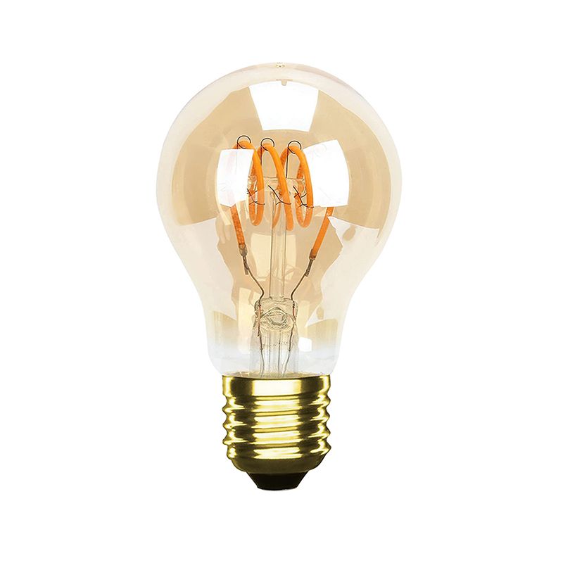 Stmívatelná LED žárovka E27, jantarová, 4W, 2000K