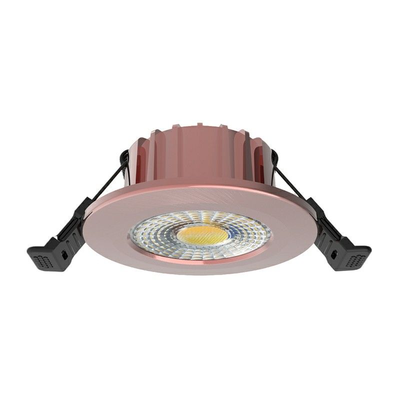 Měděné hliníkové zapuštěné svítidlo, Hobie, 6W, bílý vypínač LED, IP65