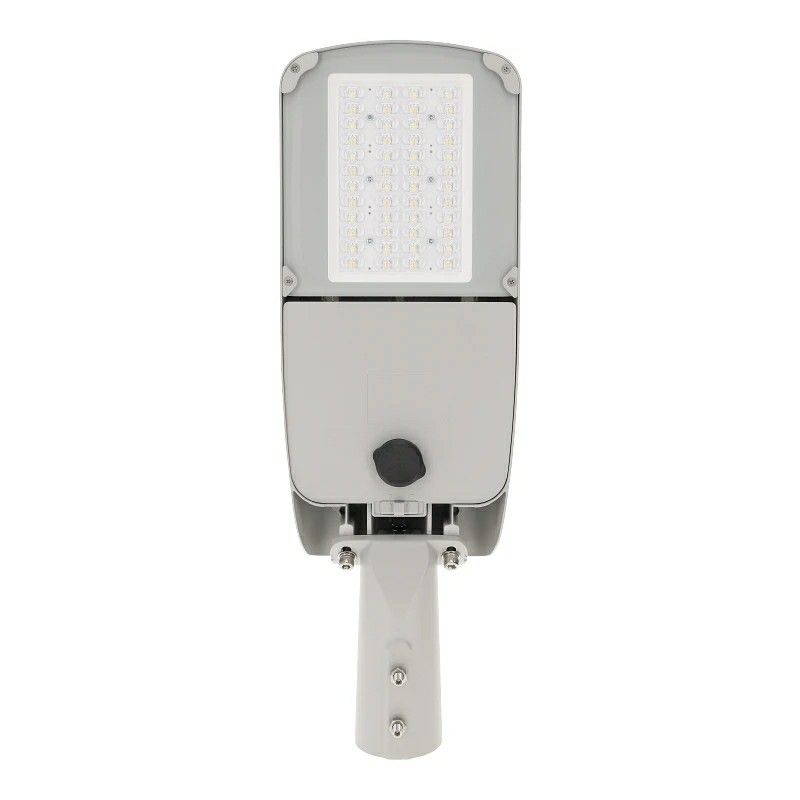 Šedé hliníkové pouliční osvětlení Balou, 40W, bílý LED spínač, IP66