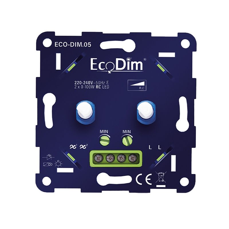 Dvojitý stmívač Zigbee LED 0-100W