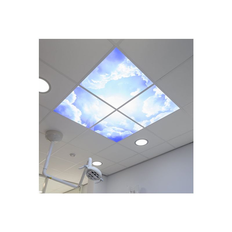 Fototisk cloud - sada 3 akrylových desek s potiskem, pro LED panely 60x60 cm Fototisk cloud - sada 3 akrylových desek s potiskem, pro LED panely 60x60 cm