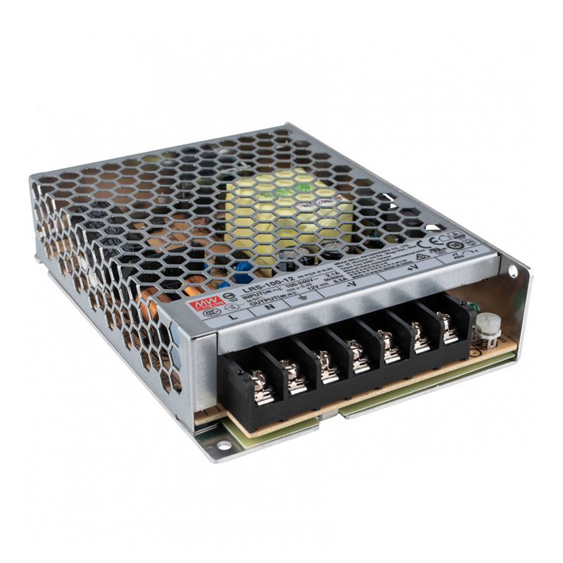 12V LED ovladač MeanWell, 100W, IP20