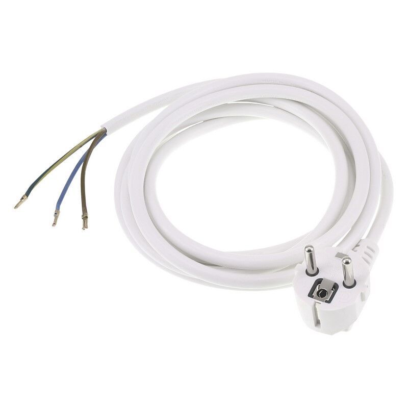 Propojovací kabel Q-Link s uzemněním, 2500 W, 3 x 1,0 mm, 2,5 m, bílý Propojovací kabel Q-Link s uzemněním, 2500 W, 3 x 1,0 mm, 2,5 m, bílý