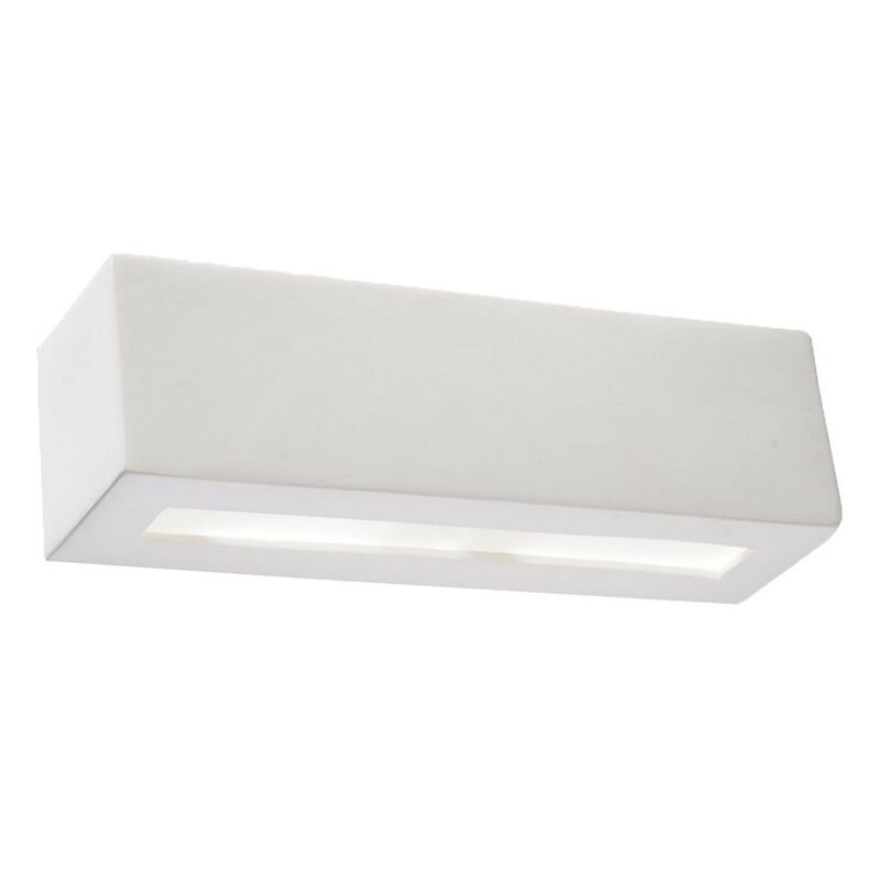 Skleněná lampa up down bílá, Emmaly