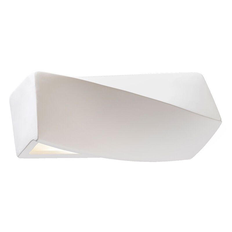 Skleněná lampa up down bílá, Annick