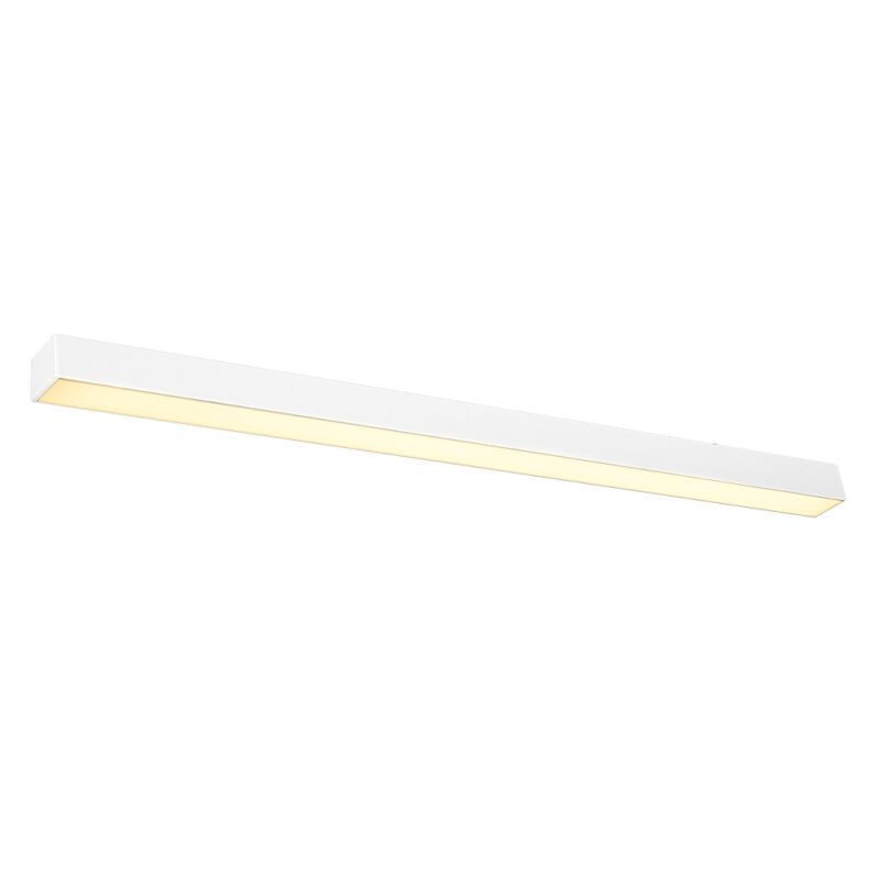 Hliníkové nástěnné světlo bílé, Mascha, 48W, LED 3000 K Hliníkové nástěnné světlo bílé, Mascha, 48W, LED 3000 K
