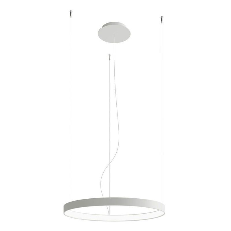 Hliníkové závěsné světlo bílé, Ringo, 30W, LED 3000 K