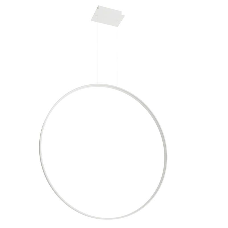 Hliníkové závěsné světlo bílé, Ringo, 70W, LED 3000 K